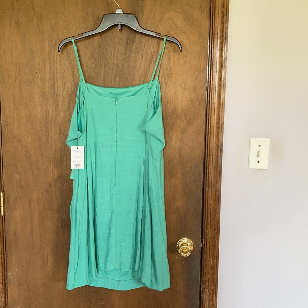 Nine West side tie green mini dress size XXL - Picture 13 of 17